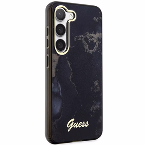 Guess GUHCS23MHTMRSK S23+ S916 musta/musta kovakuori Golden Marble Collection