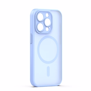 Mag Matt case for iPhone 14 Pro 6,1" light blue camera protection