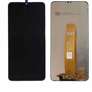 Samsung A047 A04s LCD-näyttö kosketusnäytöllä, musta ORG
