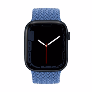 Crong Wave Band braided strap for Apple Watch 44 / 45 / 46 / 49 mm, blue