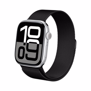 Crong Milano Steel stainless-steel strap for Apple Watch 38 / 40 / 41 / 42 mm, black