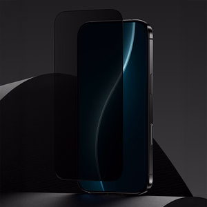 Benks Karkaistu lasi Glass Warrior Privacy iPhone 17/16 Pro:lle musta