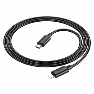 Hoco USB-C - Lightning -kaapeli PD 2,4A 20W 1 m X88 - musta