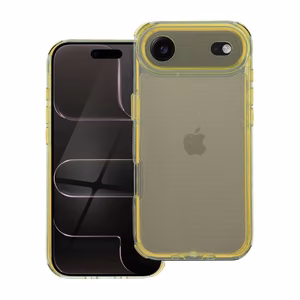 Suojakuori iPhone 17 AIR:lle Matrix Clear keltainen