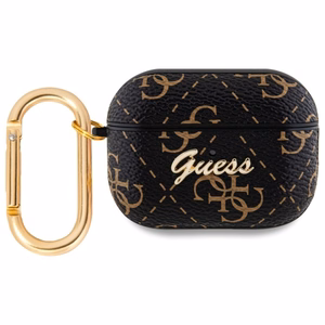 Guess GUAP2PG4GPK AirPods Pro 2 (2022/2023) kotelo musta/musta 4G Hook