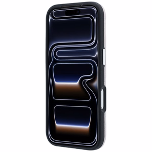 Karl Lagerfeld Grained Mono Resin Logo MagSafe suojakuori mallille iPhone 17 Pro Max / 18 Pro Max – väri: vaaleanpunainen