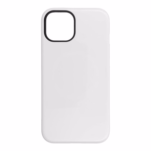Kaksikerroksinen sublimaatiopainatukseen tarkoitettu puhelinkuoriaihio mallille iPhone 13 / 14, MagSafe-yhteensopiva