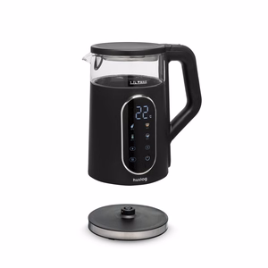 Huslog lasinen vedenkeitin kosketuspaneelilla musta 1,7L 2200W