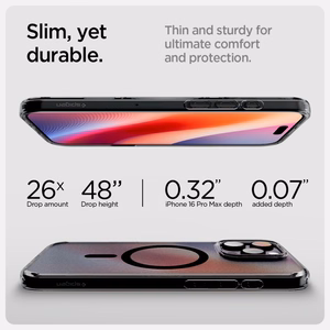Spigen Ultra Hybrid Suojakuori iPhone 16 Pro:lle - musta