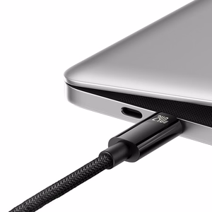 USB-kaapeli Baseus Tungsten PD20W USB-C - USB-C 1,0m musta CAWJ040001