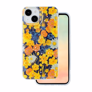 Glow Glam suojakuori iPhone 13 6,1'' oranssi