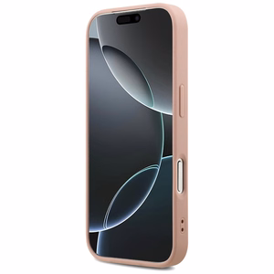 Guess Fixed Glitter Big 4G Suojakuori iPhone 17 Prolle - vaaleanpunainen