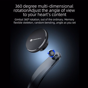 Magneettinen autopidike puhelimelle MagSafe-yhteensopiva Forcell F-Grip MagFlex tuulilasiin / kojelautaan musta