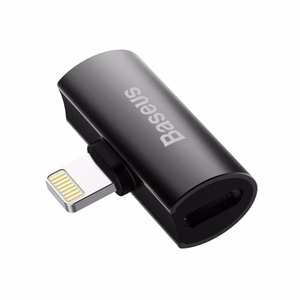 Adapter Baseus L46 Black ( Input "Lightning" / Output 2x "Lightning" )