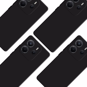 3mk Matt Case Pro Suojakuori Xiaomi Redmi Note 14 4G:lle - mattamusta