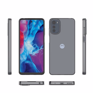 Ultra Clear 0,5 mm tapauksessa Motorola Moto E32 ohut kansi läpinäkyvä