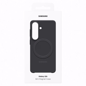 Samsung Slim Magnet Suojakuori Samsung Galaxy S26:lle, MagSafe-yhteensopiva - musta