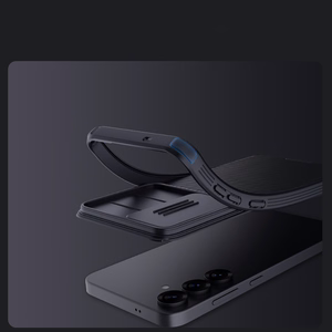 Nillkin CamShield Pro Suojakuori Samsung Galaxy S25:lle kameransuojalla - musta