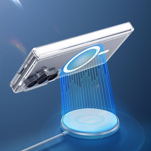 DUX DUCIS case CLIN MAG compatible with MagSafe for SAMSUNG Z Fold 8 Ultra transparent