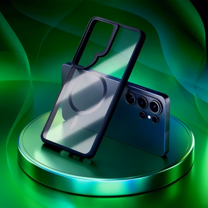 3mk Satin Armor MagCase Samsung Galaxy S26 Ultralle - Läpinäkyvä Musta