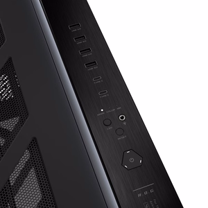 ASUS ROG CRONOX GR801 CURVE TG ARGB musta keskikokoinen tornikotelo