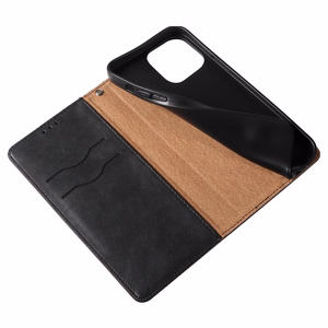 Magnet Strap Case for Samsung Galaxy S23+ Flip Wallet Mini Lanyard Stand Black