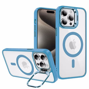 Tel Protect Kickstand MagSafe Suojakuori iPhone 14 Prolle sininen