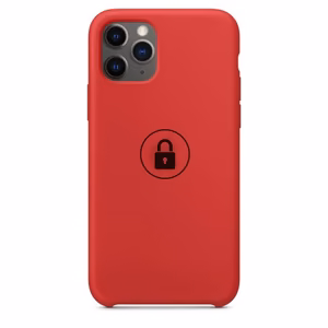 Suojakuori Silicone Case iPhone 11 Pro Max / Red Product / pakkauksessa
