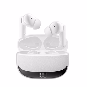 BWOO Bluetooth-kuulokkeet BW40 TWS ANC LCD-näytöllä valkoinen
