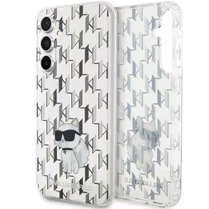 Karl Lagerfeld Monogram Suojakuori Samsung Galaxy S23 FE:lle - läpinäkyvä