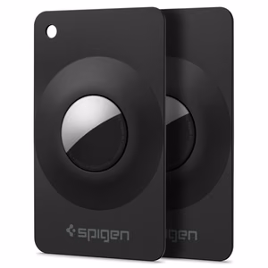 Spigen AirFit 2 -suojakotelot Apple AirTag 1/2 -paikantimelle, 2 kpl – mustat