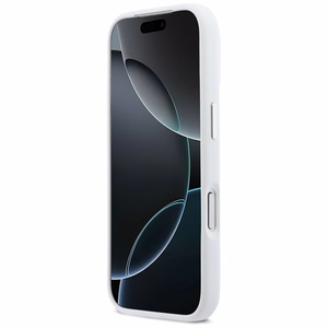 BMW M Silicon Horizontal Line MagSafe Suojakuori iPhone 17 Prolle - Valkoinen