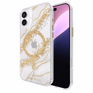 Case-Mate Karat MagSafe suojakuori iPhone 16 Plus -laitteelle, Granite -kuvioinen