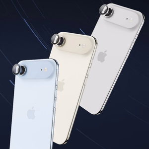 Benks Karkaistu lasi Glass Warrior Lens Protector kameralle iPhone 17 Airille (1 linssi) vaaleansininen