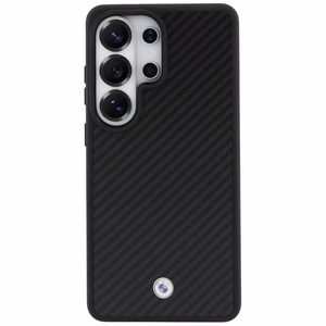 BMW Sign Magnetic Carbon Fiber MagSafe suojakuori Samsung Galaxy S26 Ultra:lle musta