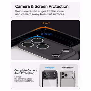 Spigen Ultra Hybrid suojakuori mallille iPhone 18 Pro Max / 17 Pro Max – väri: mattamusta