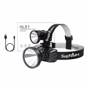 Superfire HL51 otsavalaisin, 160 lm, micro-USB, 4 tilaa, 300 m