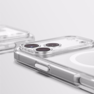 AmazingThing Minimal Mag Lens suojakuori mallille iPhone 18 Pro, kameransuojuksella ja hihnakiinnikkeellä, MagSafe-yhteensopiva – väri: läpinäkyvä