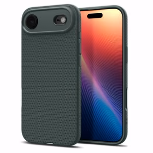 Spigen Liquid Air ACS10304 Suojakuori iPhone 17 Air:lle - Abyss Green