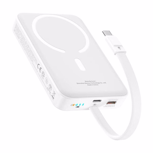Baseus Mini 10000mAh 30W magneettinen tehopankki (valkoinen) Bayern Edition (valkoinen)