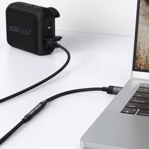 Acefast J13 USB-A to 3.5mm mini jack adapter - black