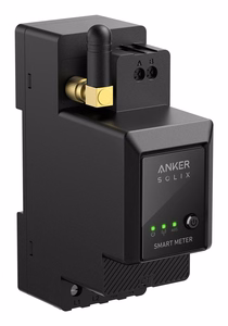 Anker SOLIX Smart Meter – älykäs kolmivaiheinen energiamittari, musta