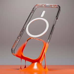 SBS Extreme Mag D3O MagSafe Suojakuori iPhone 16 Pro Max:lle - läpinäkyvä