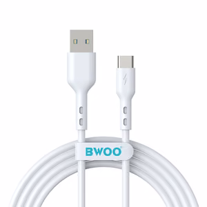 BWOO Cable USB - USB-C 1m 3A White BO-X172C