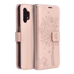 MEZZO Kirjasuojakuori Samsung A32 5G:lle tree ruusukulta