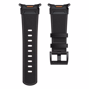 Tech-Protect Delta Pro Samsung Galaxy Watch Ultra (47 mm) Nahkainen Hihna Musta