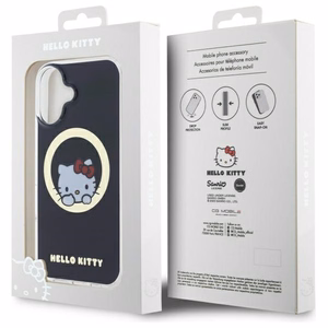 Hello Kitty IML Sweet Kitty Magsafe iPhone 16:lle Suojakuori - Musta