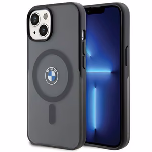 BMW IML Signature MagSafe suojakuori iPhone 15 Plus / 14 Plus:lle - musta