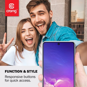 Crong Crystal Slim suojakuori laitteelle Xiaomi Mi Note 10 / Mi Note 10 Pro, läpinäkyvä