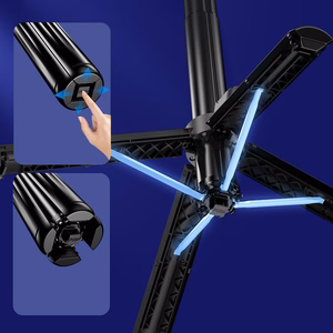 Blavec Selfie Stick Aluminium Fusion P-10 Gimbal tripod + remote control 1 metre (SSFP10G-TRB10) black